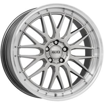 Dotz Bilbao Silver/polished lip 8x18 5x108 ET45 CB70,1 60° 750 kg