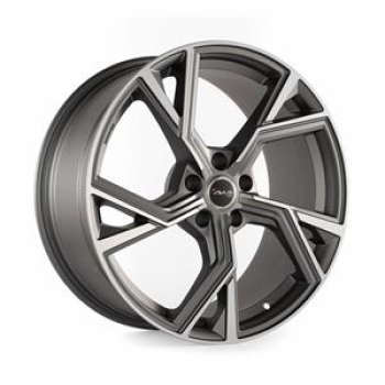 Avus AF20 Matt Antharcite Polished 8x18 5x112 ET28 CB66.6 R13 750 kg