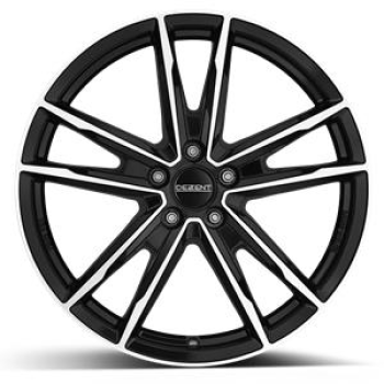 Dezent KF dark Black/polished 7,5x18 5x114.3 ET40 CB66,1 60° 725 kg