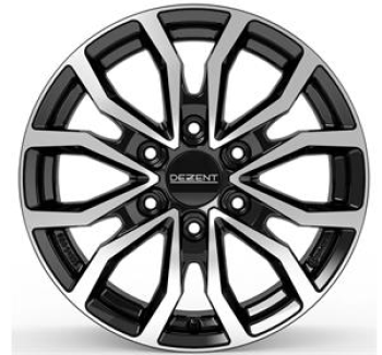 Dezent KC dark Black/polished 7,5x17 6x130 ET50 CB84,1 R14 1350 kg
