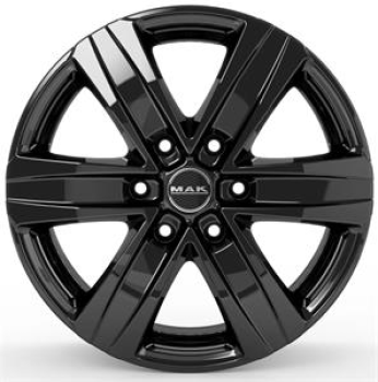 MAK Stone 6 Gloss Black 8x18 6x139.7 ET35 CB106,1 Flat 1215 kg