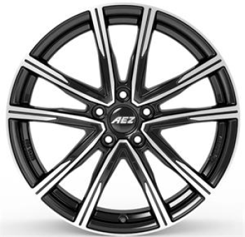 AEZ Montreal dark Black/polished 8x20 5x108 ET50 CB63,4 60° 815 kg