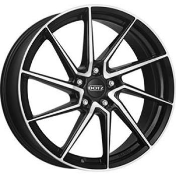 Dotz Spa dark Black/polished 7,5x17 5x100 ET35 CB60,1 60° 650 kg