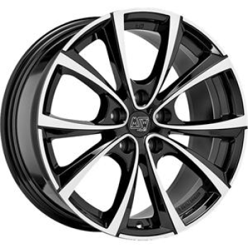 MSW 27T Gloss Black Full Polished 9,5x20 5x114.3 ET45 CB64,1 60° 850 kg
