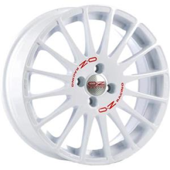 OZ Racing Superturismo WRC Race White Red Lettering 7x16 4x108 ET25 CB65,1 60° 635 kg