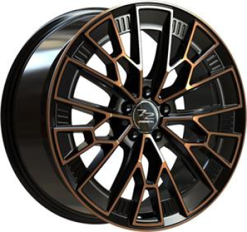 Fondmetal 1972 Black Clearcoat Matt Bronze Machined 8,5x19 5x112 ET45 CB66,6 60° 775 kg