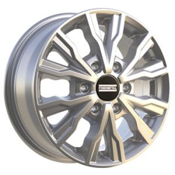 Fondmetal PRO2 Glossy Silver 6,5x16 6x130 ET54 CB84,1 R14 1250 kg