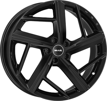MAK Qvattro Gloss Black 8x18 5x112 ET39 CB66,6 R13 820 kg